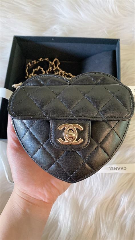 chanel heart lock|Chanel in love bag.